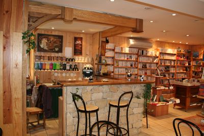 Le caf-bar de la librairie-papeterie Expression